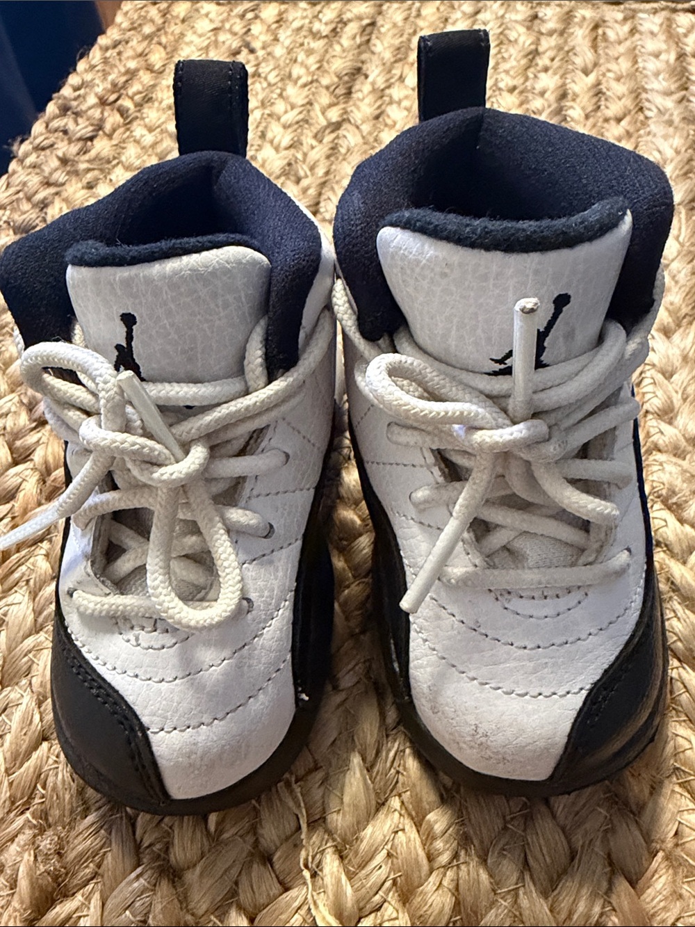 Jordan baby 5c White and Black Basketball Sneakers